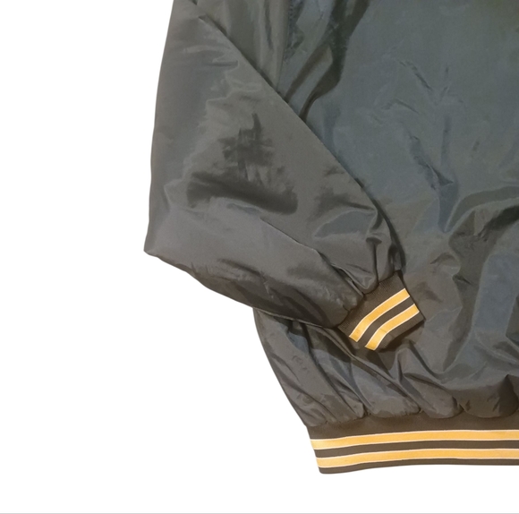 Vintage Satin Varsity Team Old English Bomber Jacket (M) - Picture 10 of 16